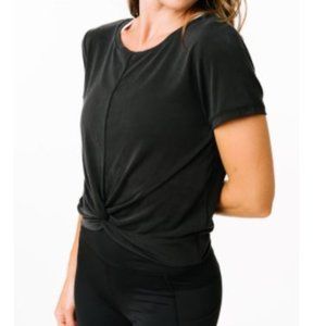 Zyia Black Swirl In The Front T